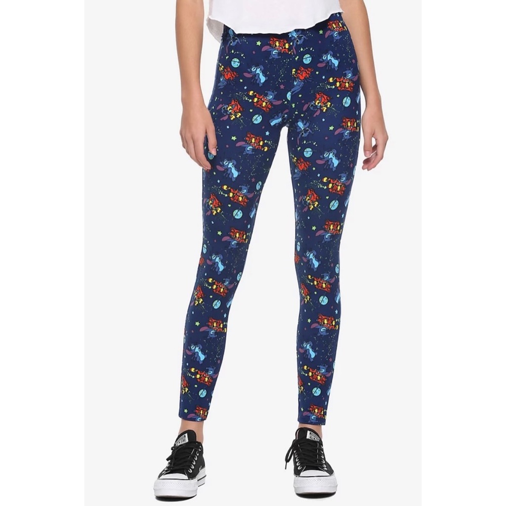 Disney Lilo & Stitch Size Large & XL Experiment 626 Space Leggings